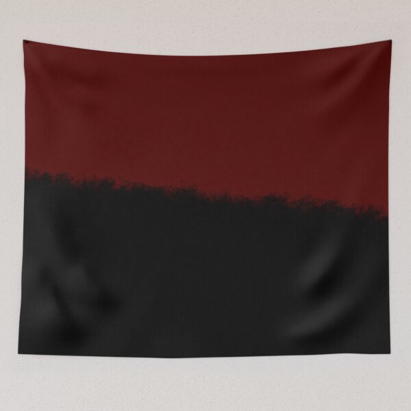 Item preview, Dark Crimson and Black Abstract Horizon designed and sold by pluielegere.