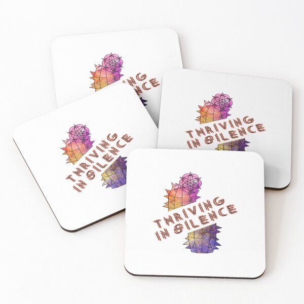 Item preview, Thriving in Silence Neurodivergent Self Care Art designed and sold by GraphicComet.