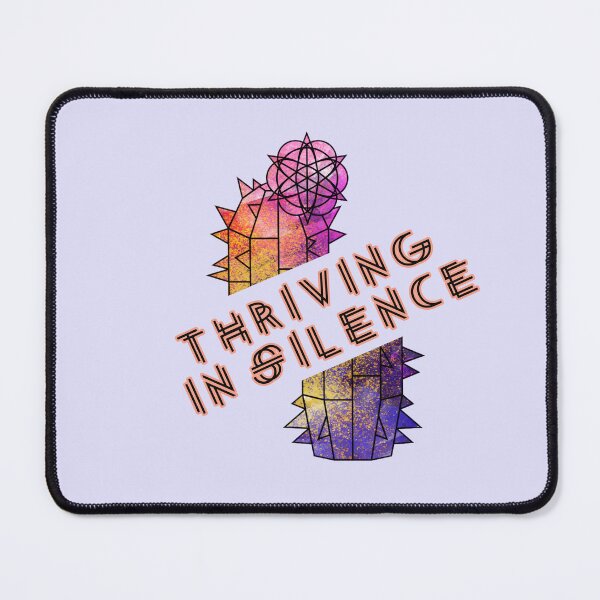Item preview, Thriving in Silence Neurodivergent Self Care Art designed and sold by GraphicComet.