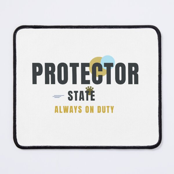 Item preview, PROTECTOR STATE – Dog Lover Geometric Typography Design designed and sold by HeartAndArtShop.