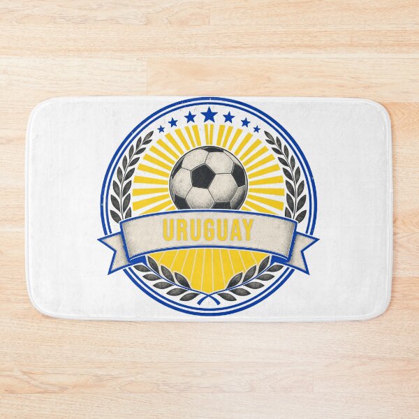 Item preview, Uruguay Vintage Soccer Crest — Retro Uruguayan Football Badge Fan Emblem designed and sold by icemanphotos.