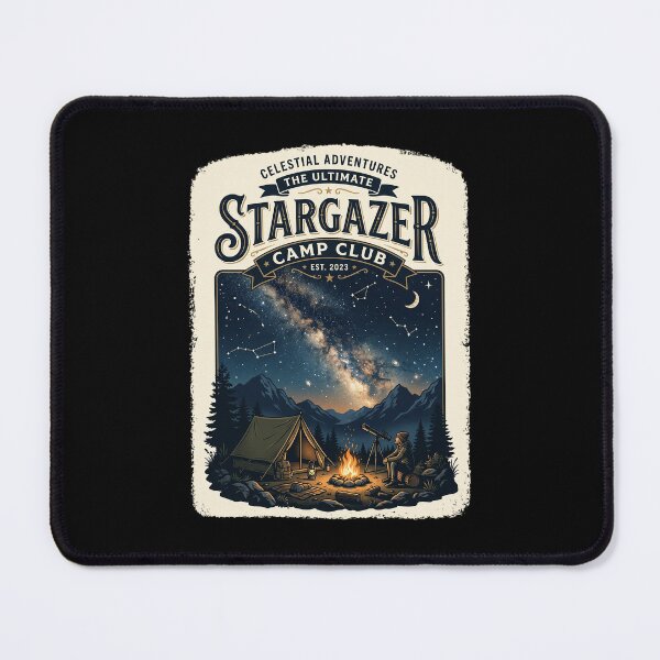 Item preview, Stargazer Camp Club - Celestial Camping Design designed and sold by PGRprint.