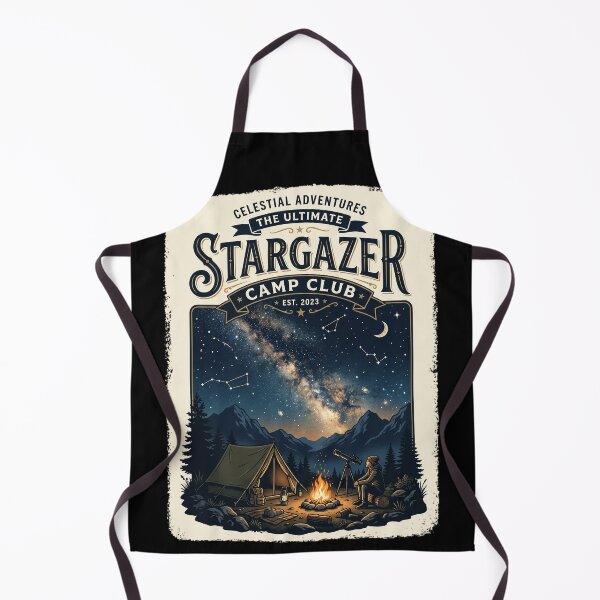 Item preview, Stargazer Camp Club - Celestial Camping Design designed and sold by PGRprint.