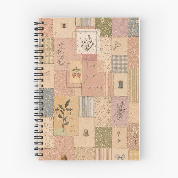 Item preview, Vintage Cottagecore Patchwork Floral Pattern designed and sold by IRYNASHOP.