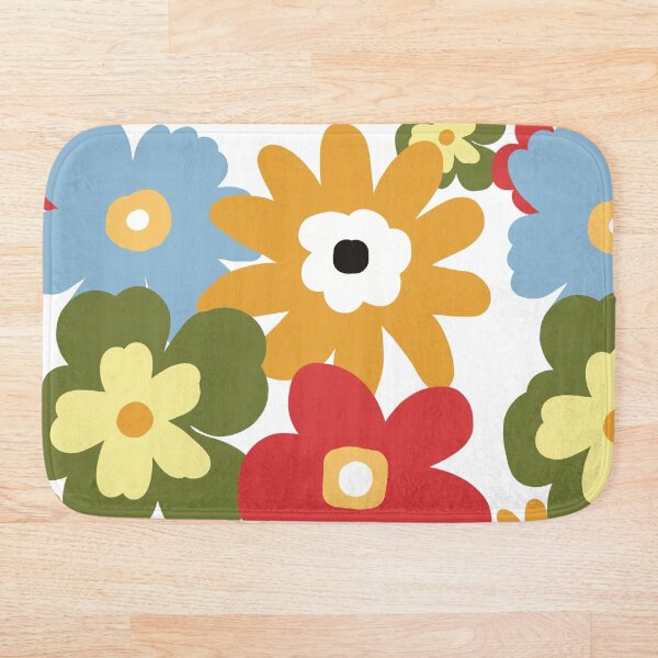 Item preview, Retro 70s Flower Power Seamless Pattern designed and sold by Ailiida.