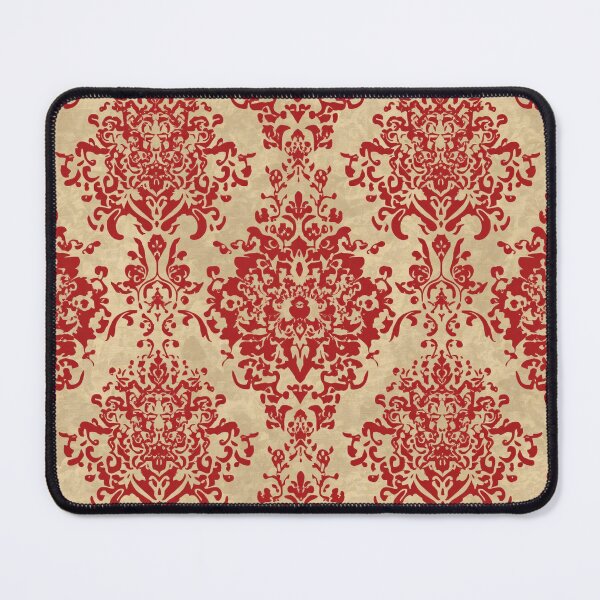 Item preview, Decoupage Vintage Damask Red Beige 1900 Nostalgia Pattern designed and sold by GrinGalore.