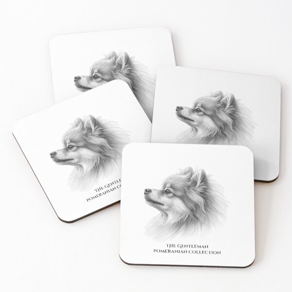 Item preview, Gentleman  Pomeranian | Elegant Dog Pencil Sketch designed and sold by VibeArtlyStudio.