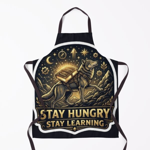 Item preview, Stay Hungry Stay Learning Motivational Sticker for Lifelong Learners designed and sold by skillifyme.
