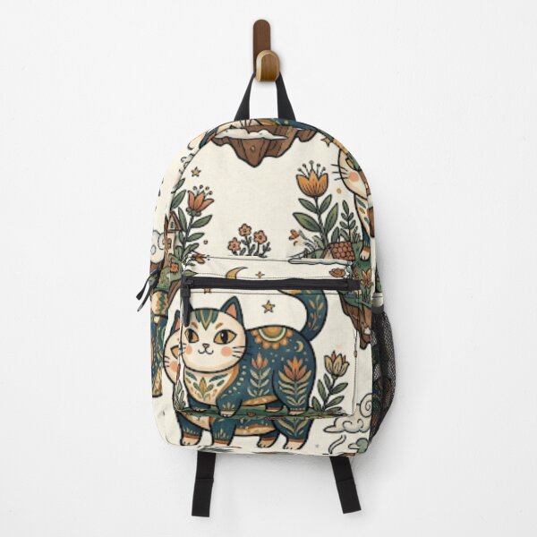 Item preview, Whimsical Fantasy Cats on Floating Islands designed and sold by Iampoji.