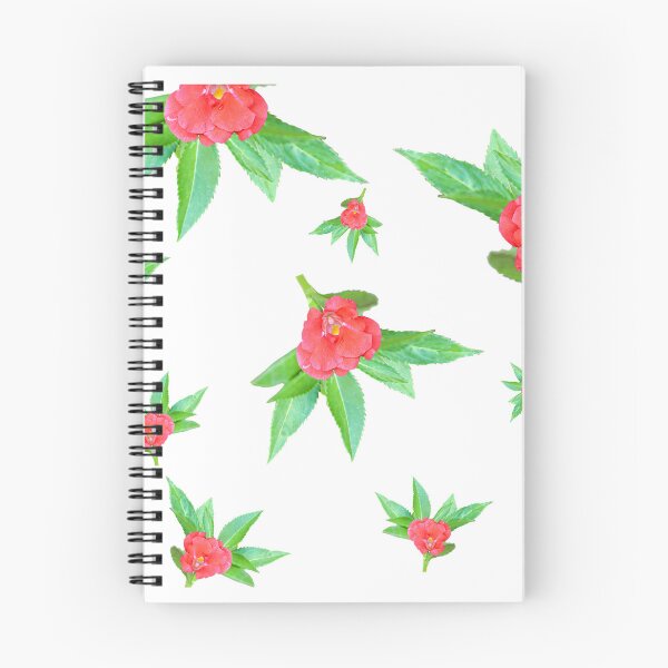 Item preview, Red flowers pattern and fresh green leaves. designed and sold by MiMee4451.