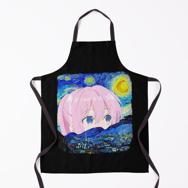 Item preview, Starry Night Anime Girl Sketching Van Gogh Japan Art Lover designed and sold by Littermin.