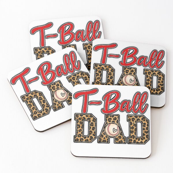 Item preview, T-Ball Dad Funny Baseball Dad Retro Vintage Youth Sports Father  designed and sold by ronakris009.
