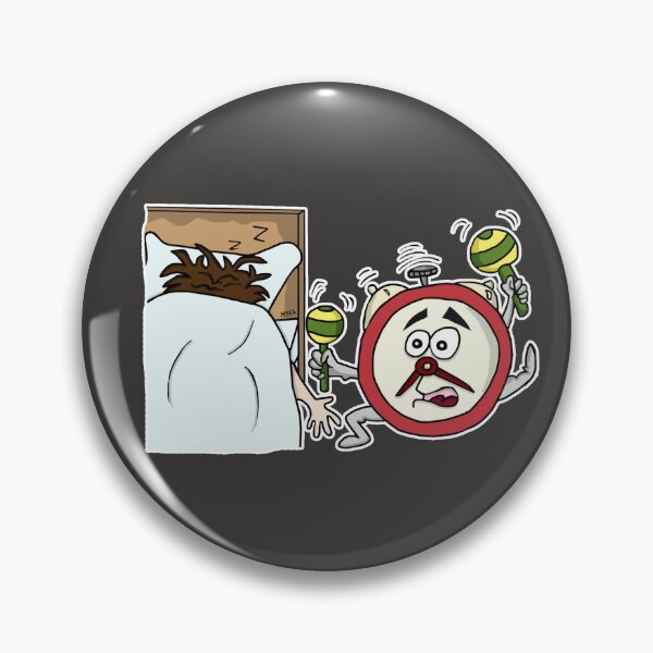 Item preview, Funny Alarm Clock with Maracas Sticker | Morning Routine Meme Art designed and sold by MyxaART.