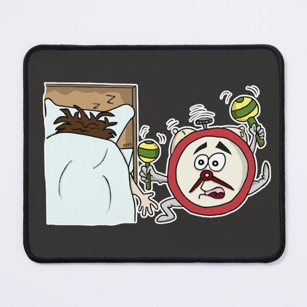 Item preview, Funny Alarm Clock with Maracas Sticker | Morning Routine Meme Art designed and sold by MyxaART.