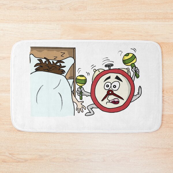 Item preview, Funny Alarm Clock with Maracas Sticker | Morning Routine Meme Art designed and sold by MyxaART.
