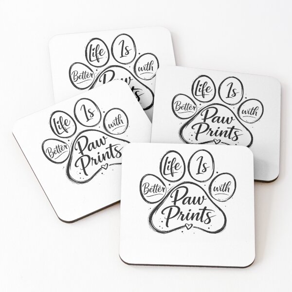 Item preview,  Dog Paw Positive Quote for Dog Lovers designed and sold by GGAUL.