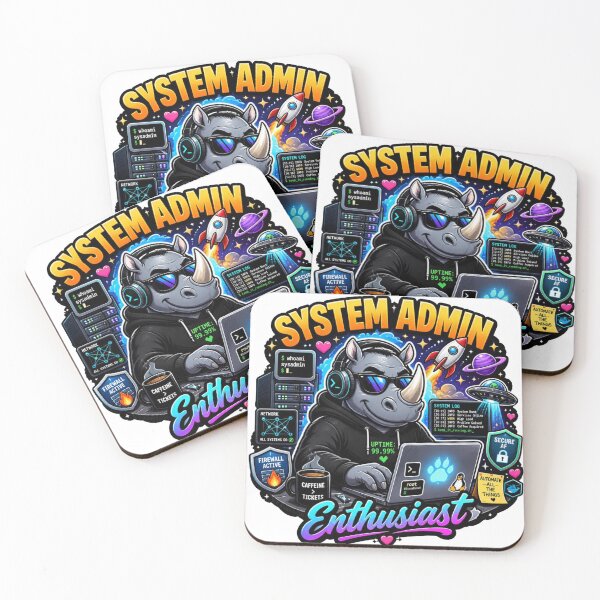 Item preview, System Admin Sticker | IT Professional Linux Tech Humor designed and sold by NuniDesigns.
