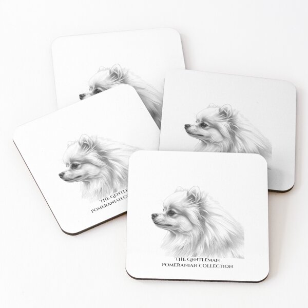 Item preview, Gentleman  Pomeranian | Elegant Dog Pencil Sketch designed and sold by VibeArtlyStudio.
