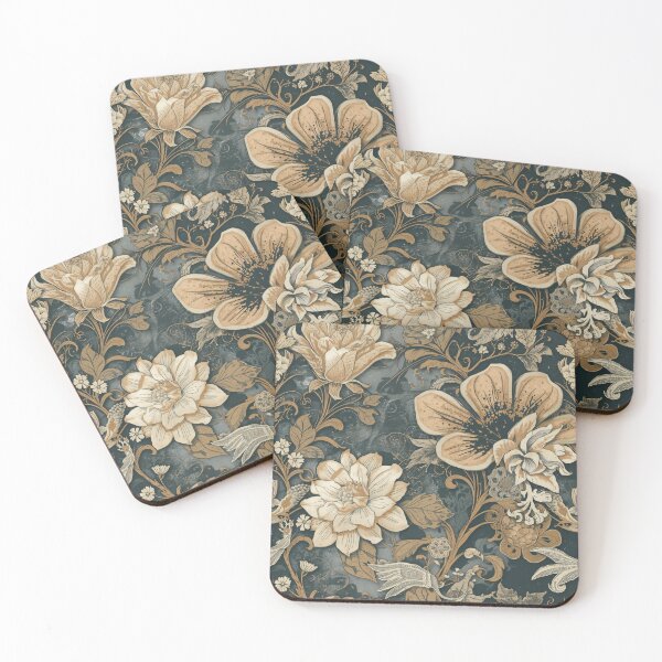 Item preview, Decoupage Vintage Intricate Damask Flowers 1900 Pattern designed and sold by GrinGalore.