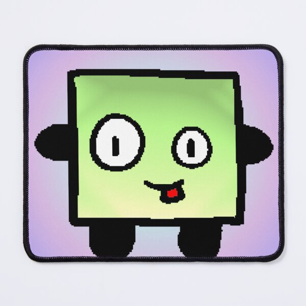Item preview, Kawaii Green Cube Big Eyes Pixel Creature designed and sold by AstronautMerch.