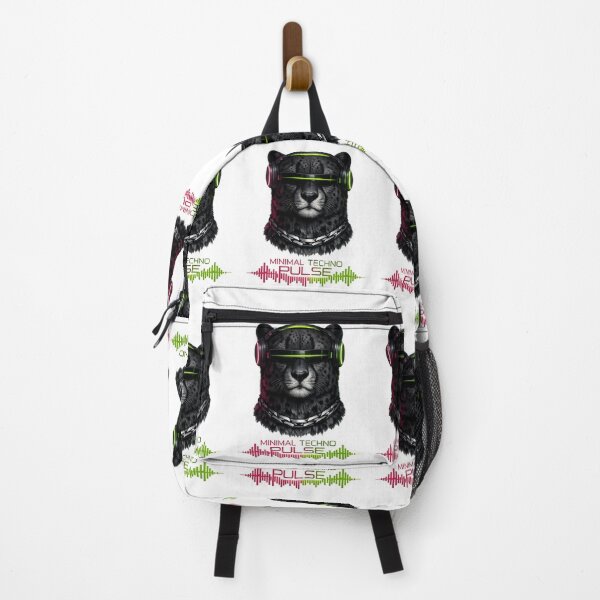 Item preview, Minimal Techno Pulse Cyber Cheetah DJ designed and sold by ZenRave Designs.