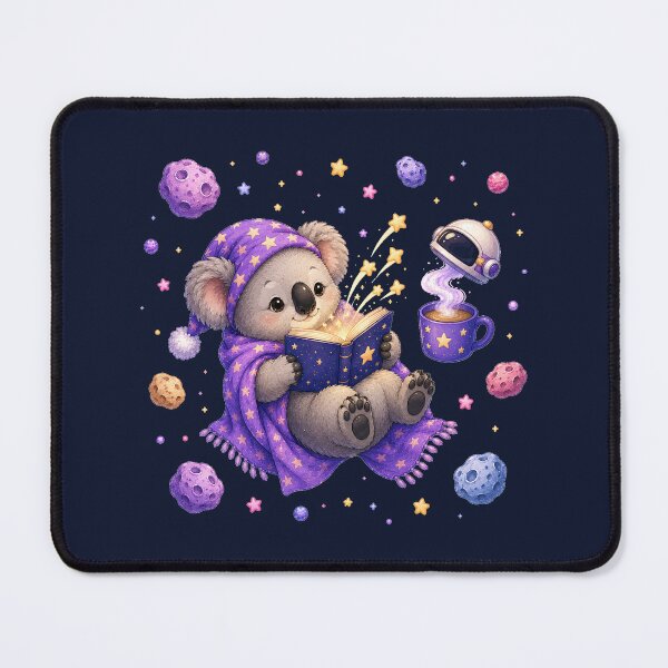 Item preview, Cute Kawaii Koala Reading a Book in Open Space designed and sold by Seculinator.