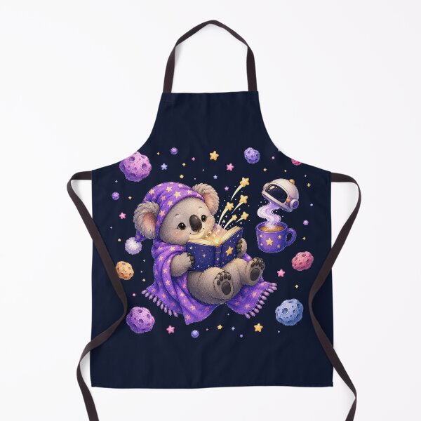 Item preview, Cute Kawaii Koala Reading a Book in Open Space designed and sold by Seculinator.