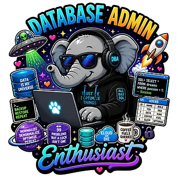 Artwork thumbnail, Database Admin Sticker | DBA SQL Data Gift | Tech Humor by NuniDesigns