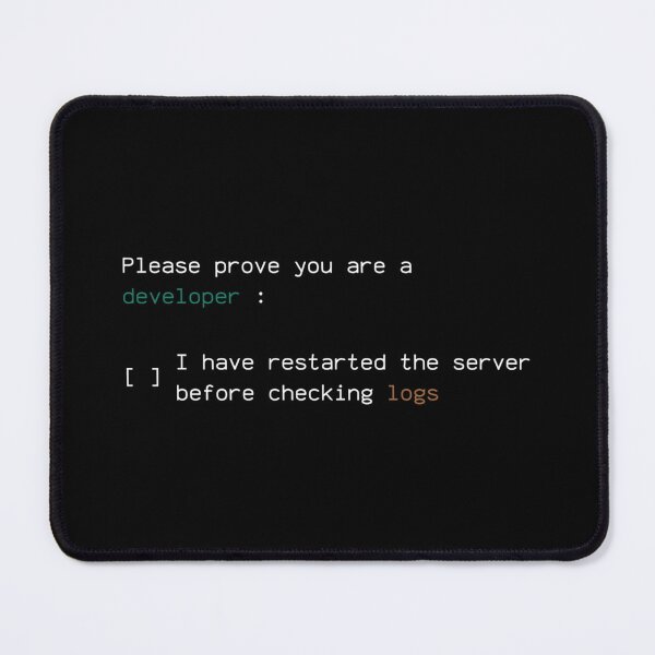 Item preview, Proof Developer Restart Server designed and sold by Léni Carpentier.