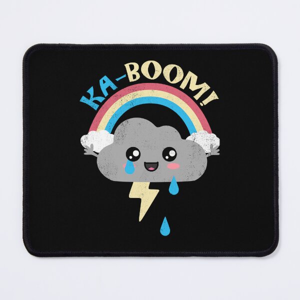 Item preview, Kawaii Cloud Rainbow Lightning Ka-Boom Design designed and sold by marke770.