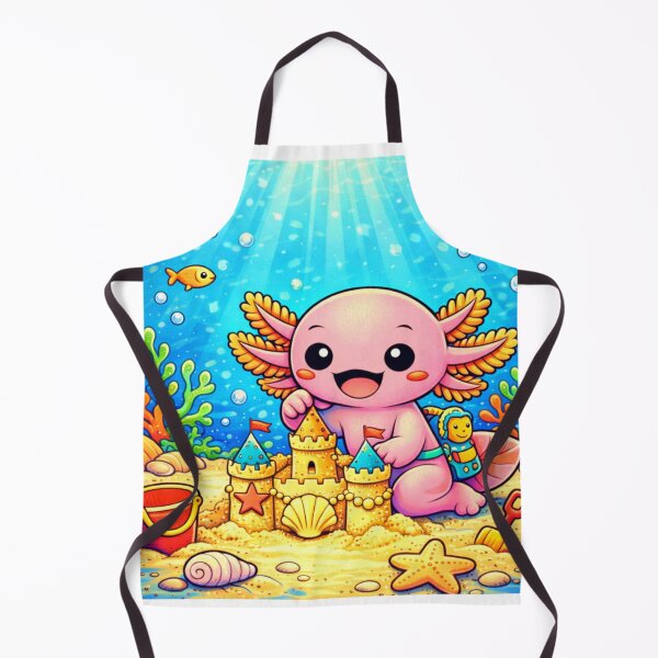 Item preview, Axolotl Sandcastle Builder - Underwater Creativity designed and sold by ImagineNature.