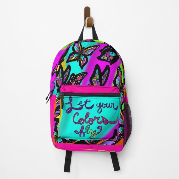 Item preview, Let Your Colors Fly – Rainbow Butterfly Pride Art designed and sold by ArtflyStudio.