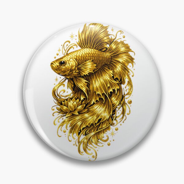 Item preview, Golden Dynasty Betta Fish designed and sold by PlanetBoi.