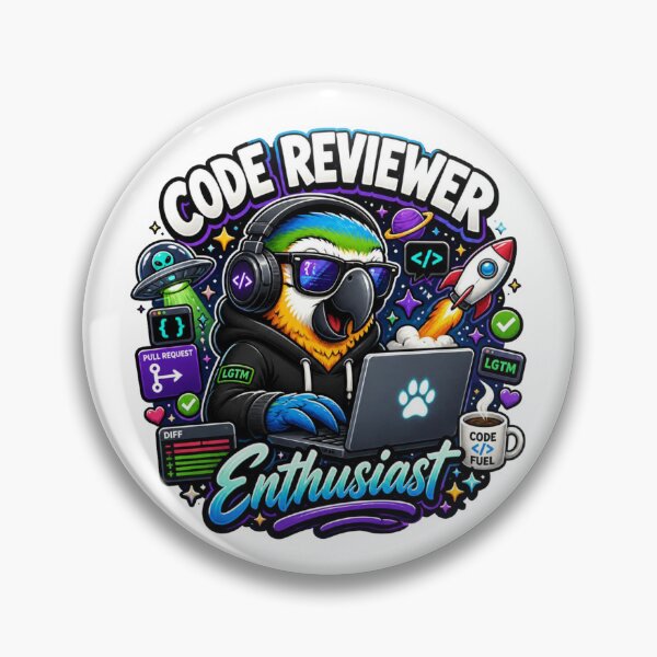 Item preview, Code Reviewer Sticker | QA Engineer Git Humor Developer Gift designed and sold by NuniDesigns.