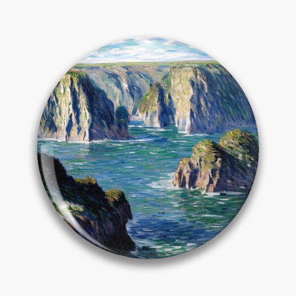 Item preview, Port-Donnant at Belle-Île: Impression of Rugged Cliffs designed and sold by artdesignsnow.