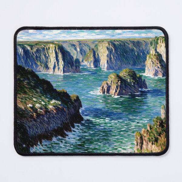 Item preview, Port-Donnant at Belle-Île: Impression of Rugged Cliffs designed and sold by artdesignsnow.