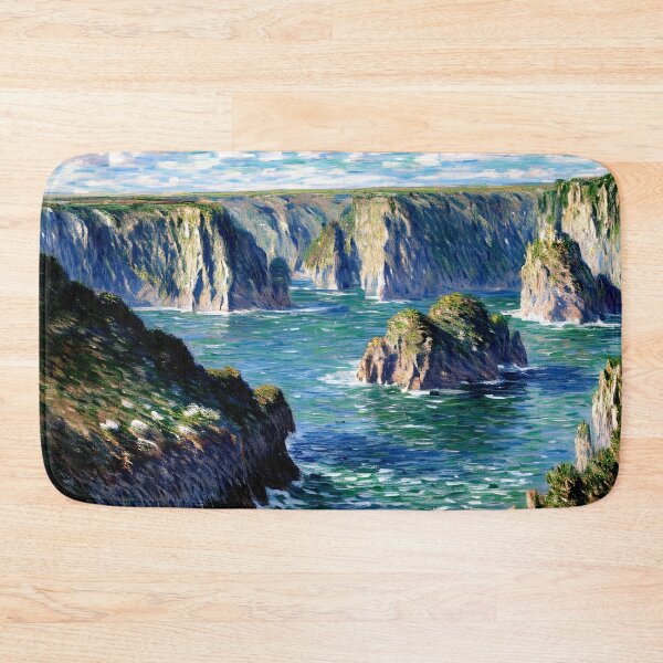 Item preview, Port-Donnant at Belle-Île: Impression of Rugged Cliffs designed and sold by artdesignsnow.