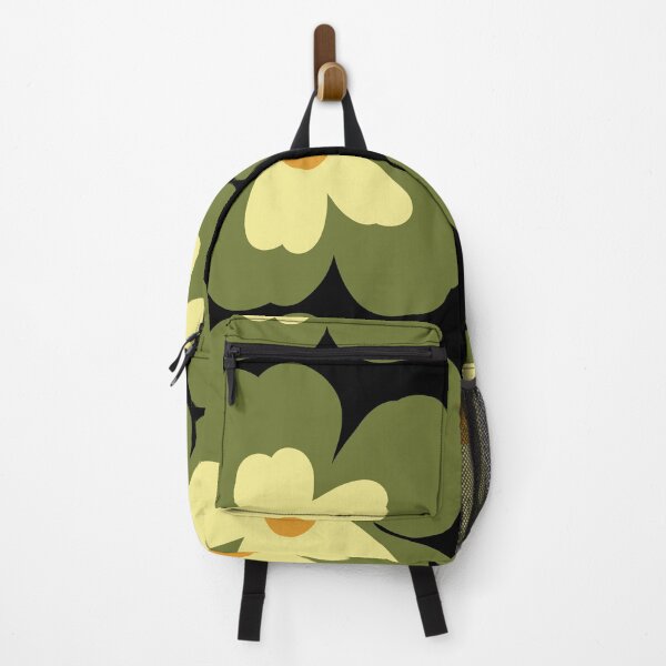 Item preview, Bold Nordic Green Yellow Flower print designed and sold by Ailiida.