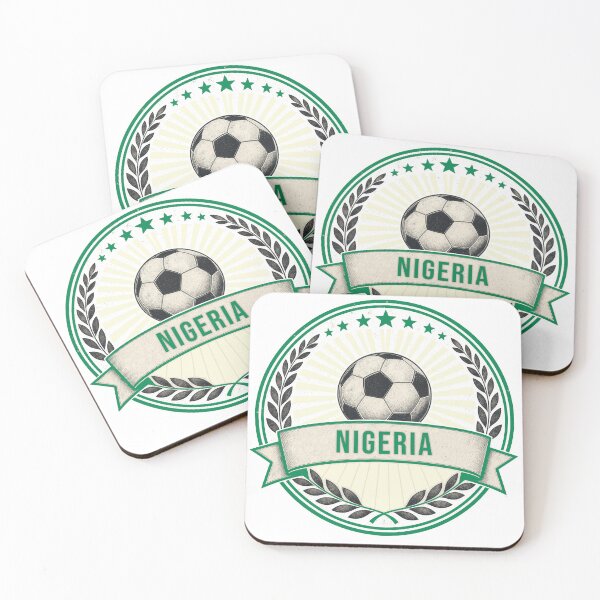 Item preview, Nigeria Vintage Soccer Crest — Retro Nigerian Football Badge Fan Emblem designed and sold by icemanphotos.