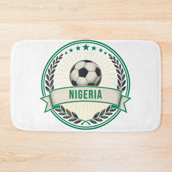 Item preview, Nigeria Vintage Soccer Crest — Retro Nigerian Football Badge Fan Emblem designed and sold by icemanphotos.