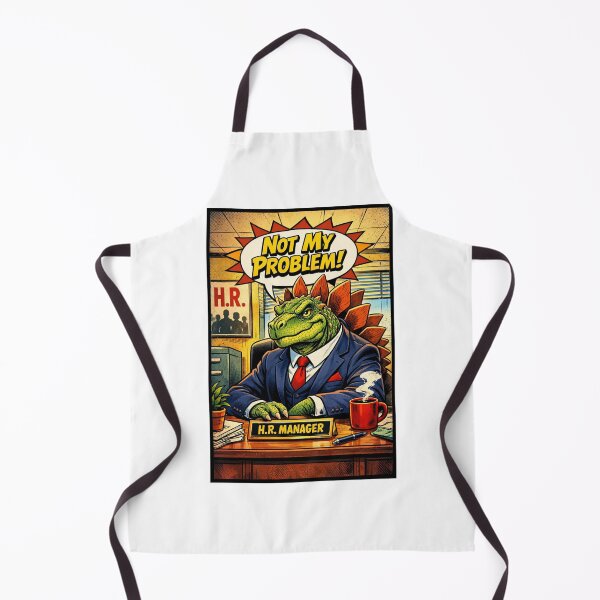 Item preview, Stegosaurus HR Manager Not My Problem — Funny Dinosaur Office Gift designed and sold by Print Loft.