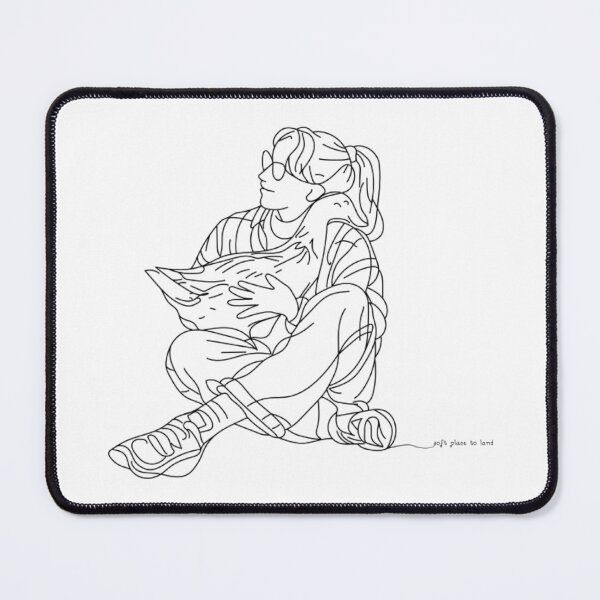 Item preview, Soft Place To Land Cozy Duck and Girl designed and sold by TeeParteaArt.