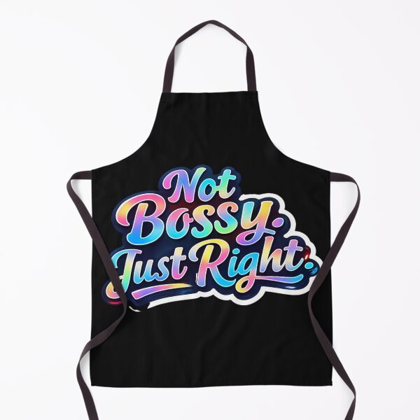 Item preview, Not Bossy Just Right | Funny Women's Quote | Boss Lady Typography Design designed and sold by Ashes to Artistry.
