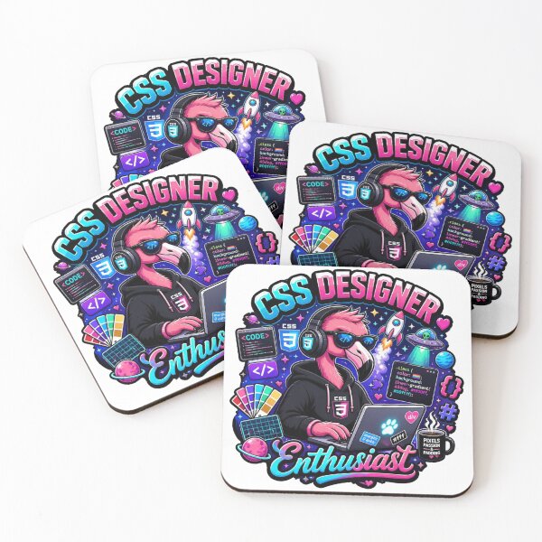 Aperçu de l'œuvre Sticker CSS Designer | Cadeau humoristique pour développeurs web front-end créée et vendue par NuniDesigns.