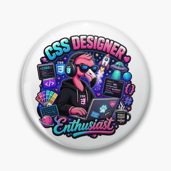 Item preview, CSS Designer Sticker | Frontend Web Developer Humor Gift designed and sold by NuniDesigns.