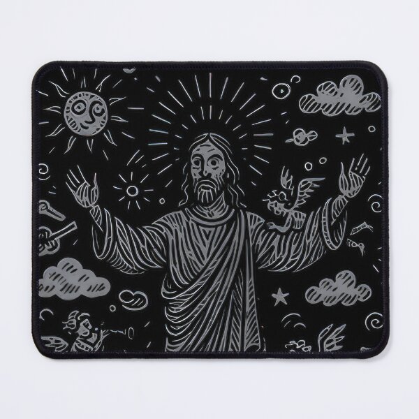 Item preview, Weather Vane Jesus – Iconic the hip Street Art Tee #636 designed and sold by sandrahofer-art.