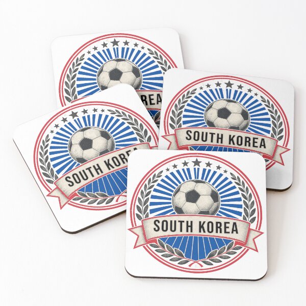Item preview, South Korea Vintage Soccer Crest — Retro Korean Football Badge Fan Emblem designed and sold by icemanphotos.