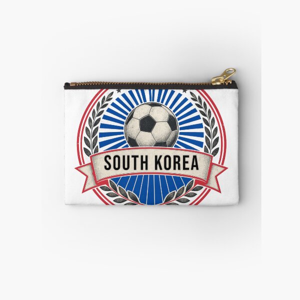 Item preview, South Korea Vintage Soccer Crest — Retro Korean Football Badge Fan Emblem designed and sold by icemanphotos.