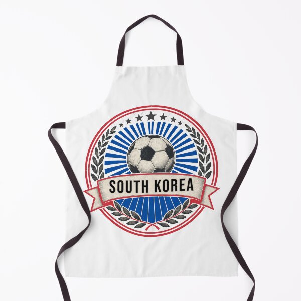 Item preview, South Korea Vintage Soccer Crest — Retro Korean Football Badge Fan Emblem designed and sold by icemanphotos.