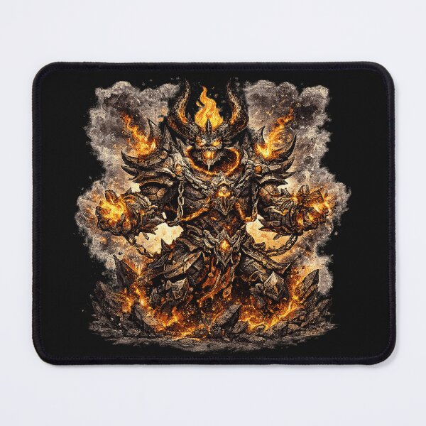 Item preview, Infernal Ironhorn Doom Warlord designed and sold by CaitlinMarkse.